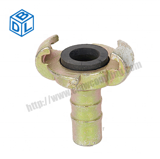 Carbon Steel European Type air Hose Claw Coupling Hosetail 3/4